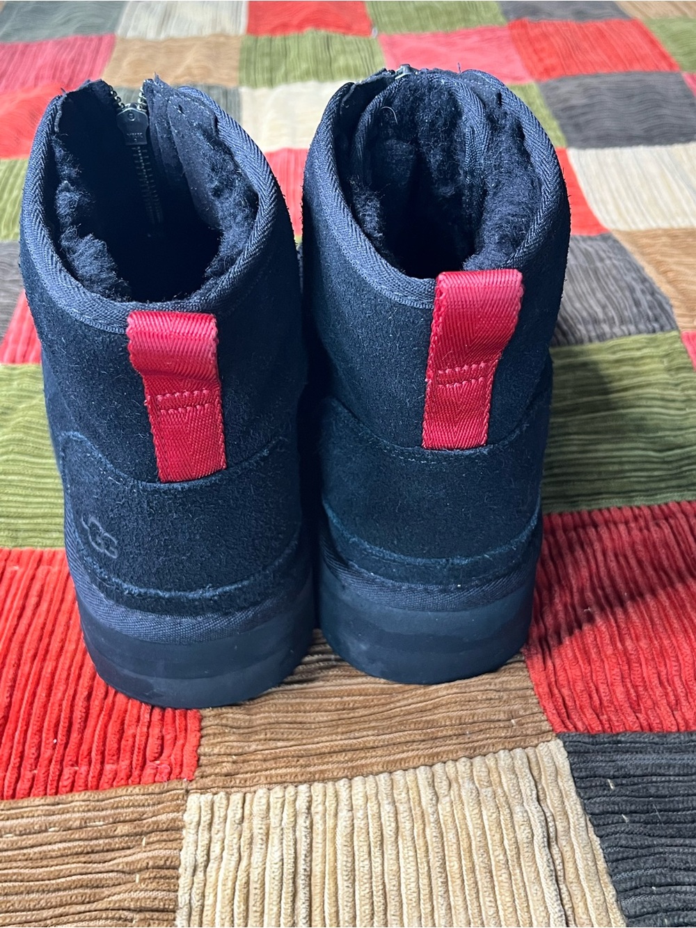 UGG Neumel Platform Zip Black Suede Boots
Women's Size 10 Style 1122677 - Picture 4 of 10